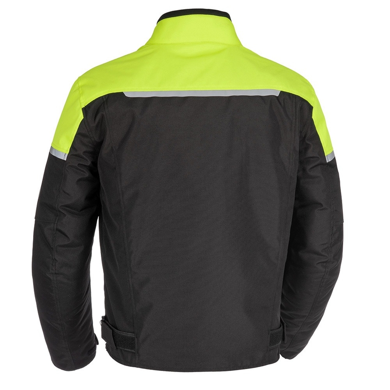 Oxford Spartan Short WP must-fluo kollane mootorratta jope