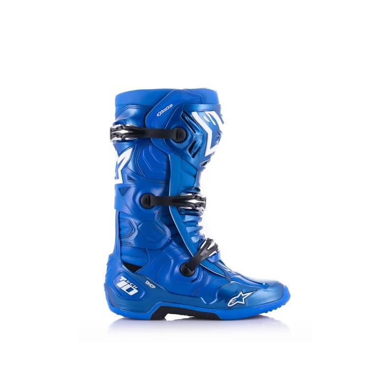 Alpinestars Tech 10 sini-must-valged mootorratta saapad