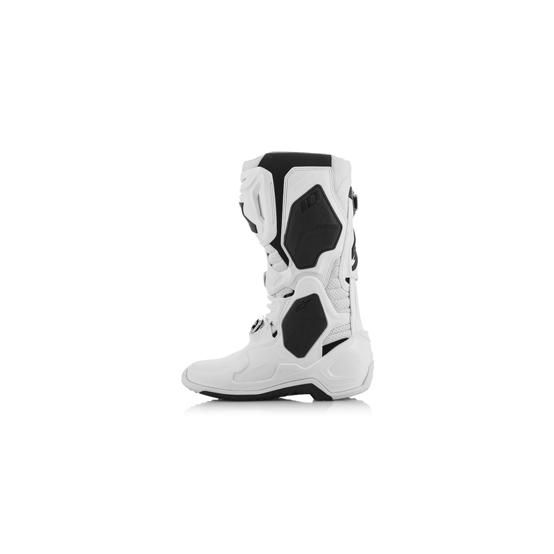 Alpinestars Tech 10 Supervented mootorratta saapad perforeeritud valge