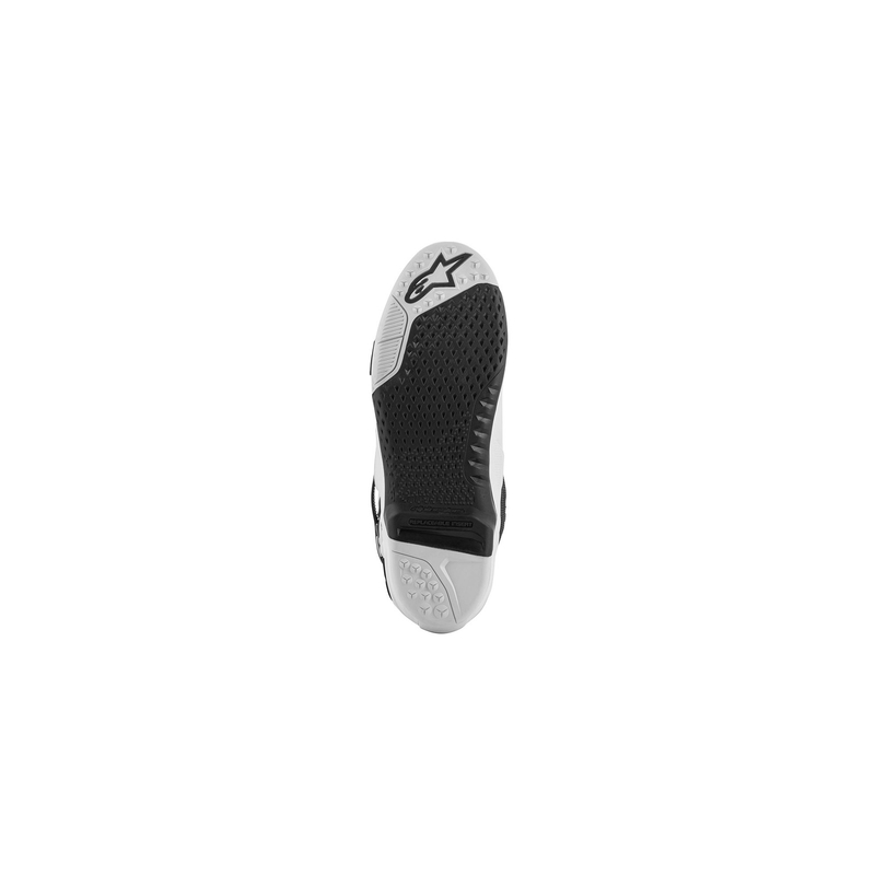 Alpinestars Tech 10 Supervented mootorratta saapad perforeeritud valge