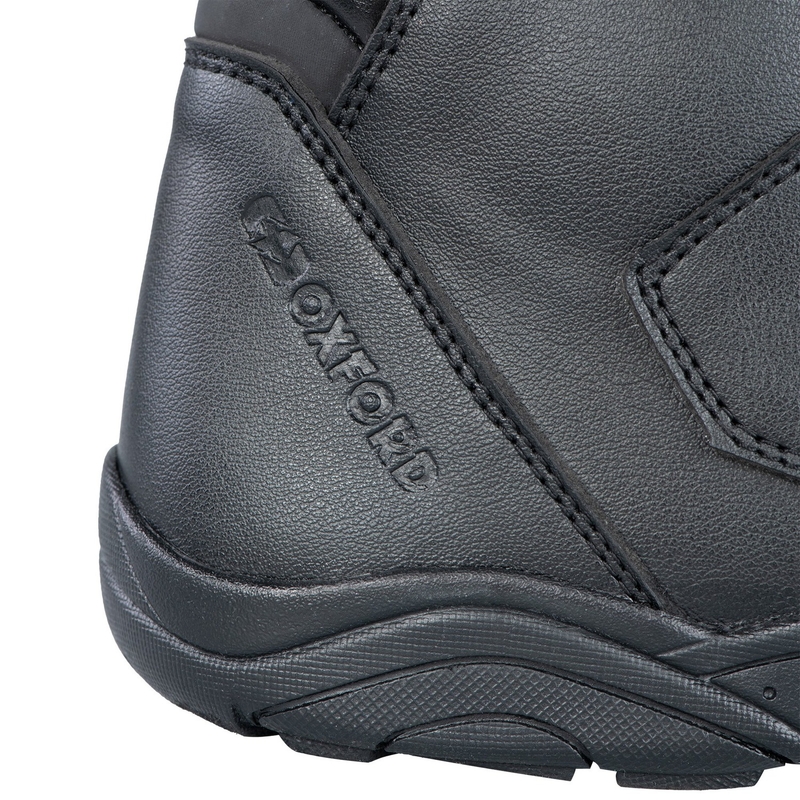 Oxford Spartan WP mustad mootorratta saapad