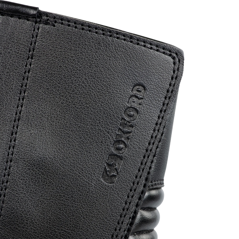 Oxford Spartan WP mustad mootorratta saapad