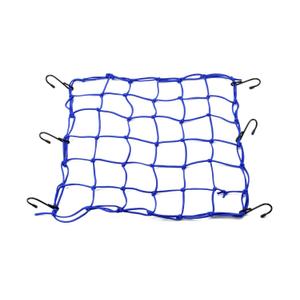 Paindlik pagasivõrk mootorratta jaoks metallist konksudega Daytona 40 x 40 cm sinine