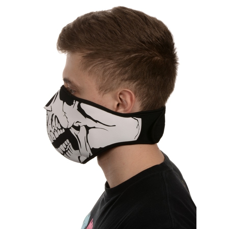 Emerze Skull näomask must ja valge
