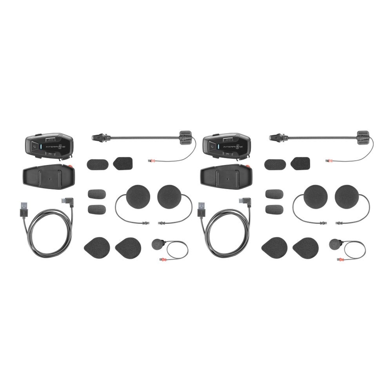 Bluetooth-peakomplekt Interphone U-COM 7R - kaksikpakett