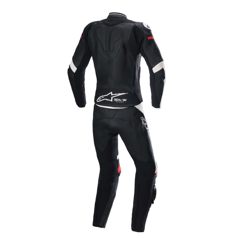 Alpinestars STELLA GP PLUS 2 naiste kaheosaline nahast mootorratta kombinesoon must, valge ja punane