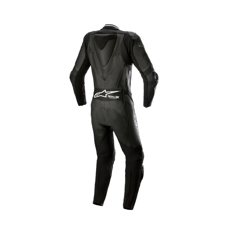 Alpinestars naiste ühetaoline nahast mootorrattahaalar Alpinestars STELLA GP PLUS 2 Black-White-Metallic Grey