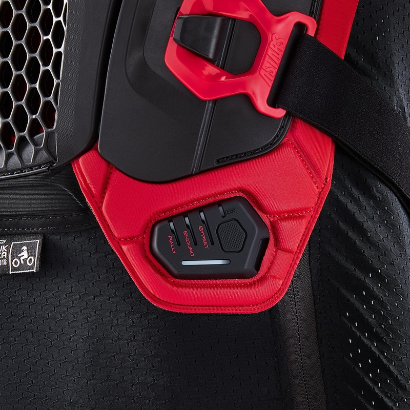 Airbag vest Alpinestars TECH-AIR®OFF-ROAD süsteem must-punane