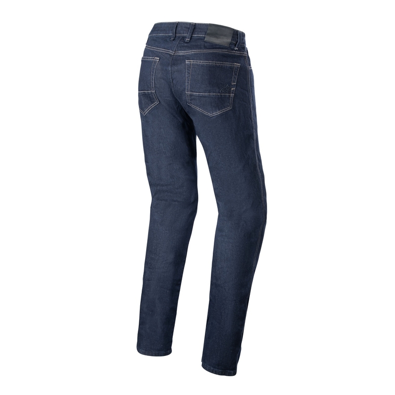 Alpinestars Radon Relaxed Fit Denim mootorratta teksad pestud sinised