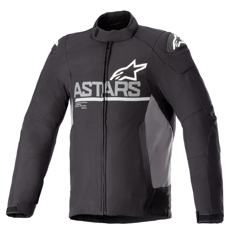 Alpinestars SMX veekindel mootorratta jope must-tumehall