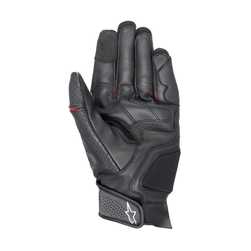 Alpinestars Morph Sport must-fluo punane-hall mootorratta kindad