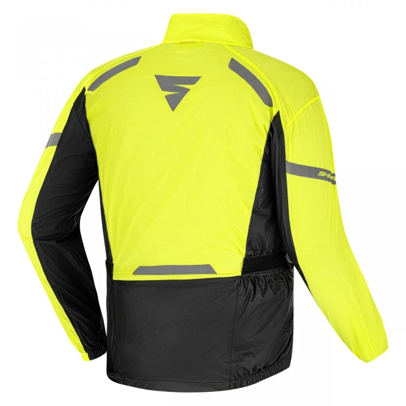 Shima Hydrodry 2.0 veekindel jope must-fluorestseeriv kollane