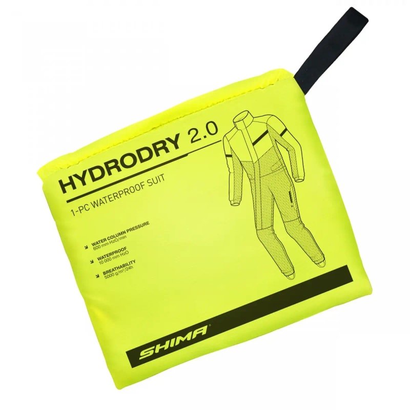 Veekindel ülikond Shima Hydrodry 2.0 must-fluo kollane