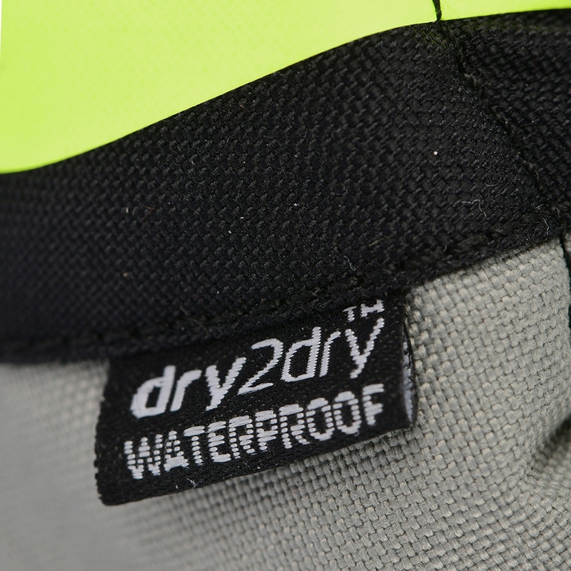 Oxford Montreal 4.0 DRY2DRY™ mustahall-fluo kollane mootorratta kindad