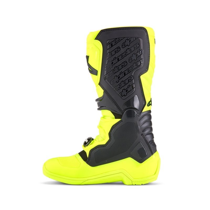 Alpinestars Tech 5 fluo kollane-mustad mootorrattasaapad