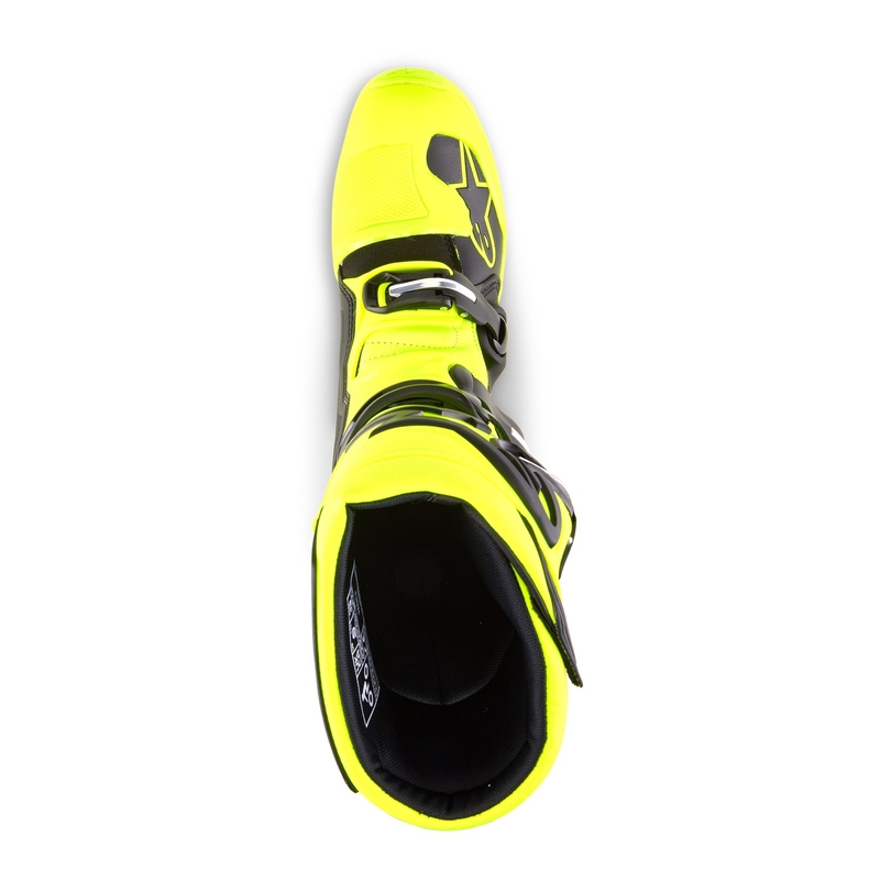 Alpinestars Tech 5 fluo kollane-mustad mootorrattasaapad