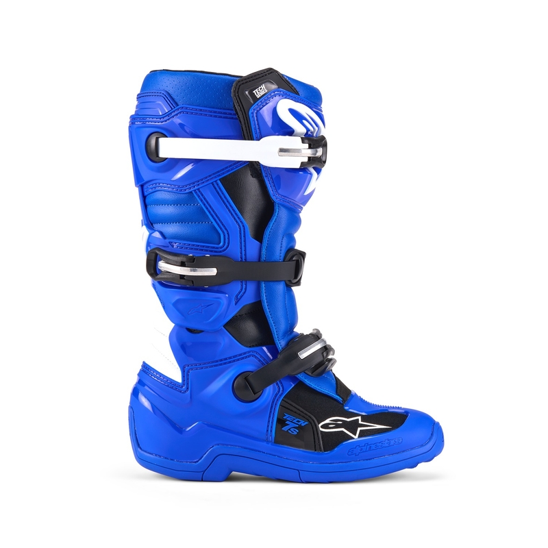 Alpinestars Tech 7 S laste mootorrattasaapad Sinine, valge ja must
