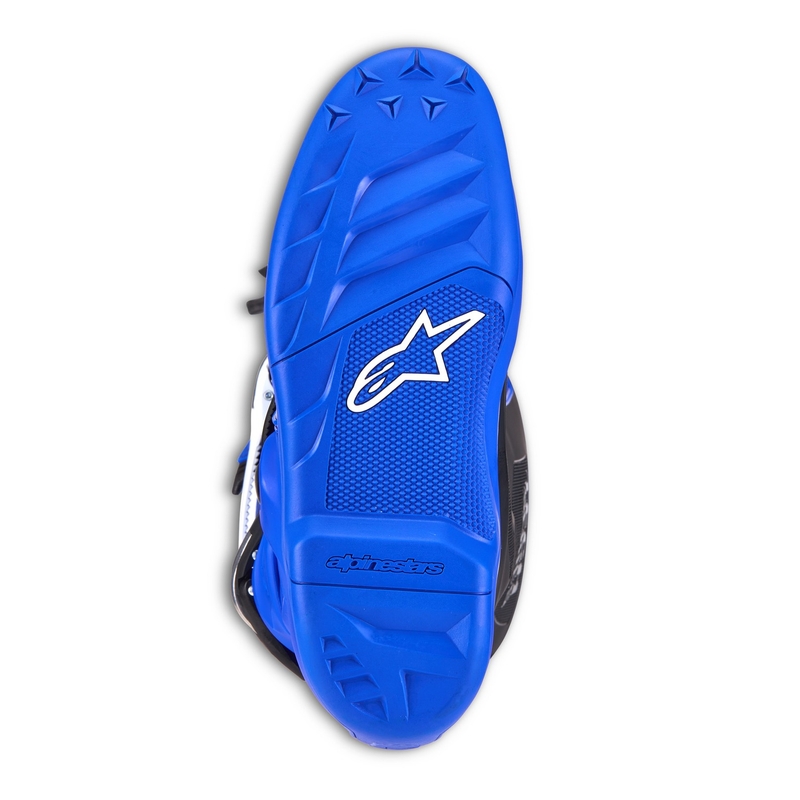 Alpinestars Tech 7 S laste mootorrattasaapad Sinine, valge ja must