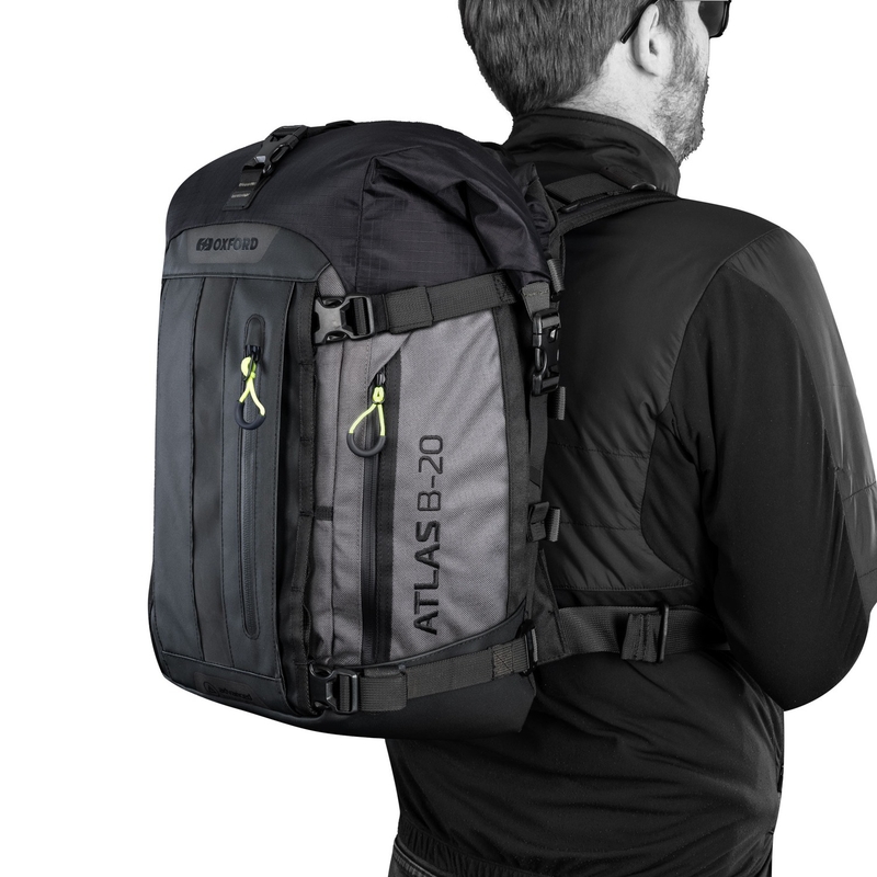 Mootorrattakott Oxford Atlas B-20 Advanced Backpack 20 l hall