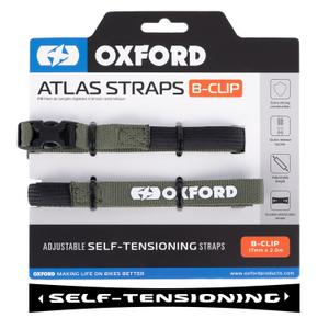 Oxford Atlas B-Clip pagasirihmad 2 tk roheline 17 mm x 2 m