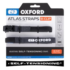 Oxford Atlas B-Clip pagasirihmad 2 tk hall 17 mm x 1,2 m