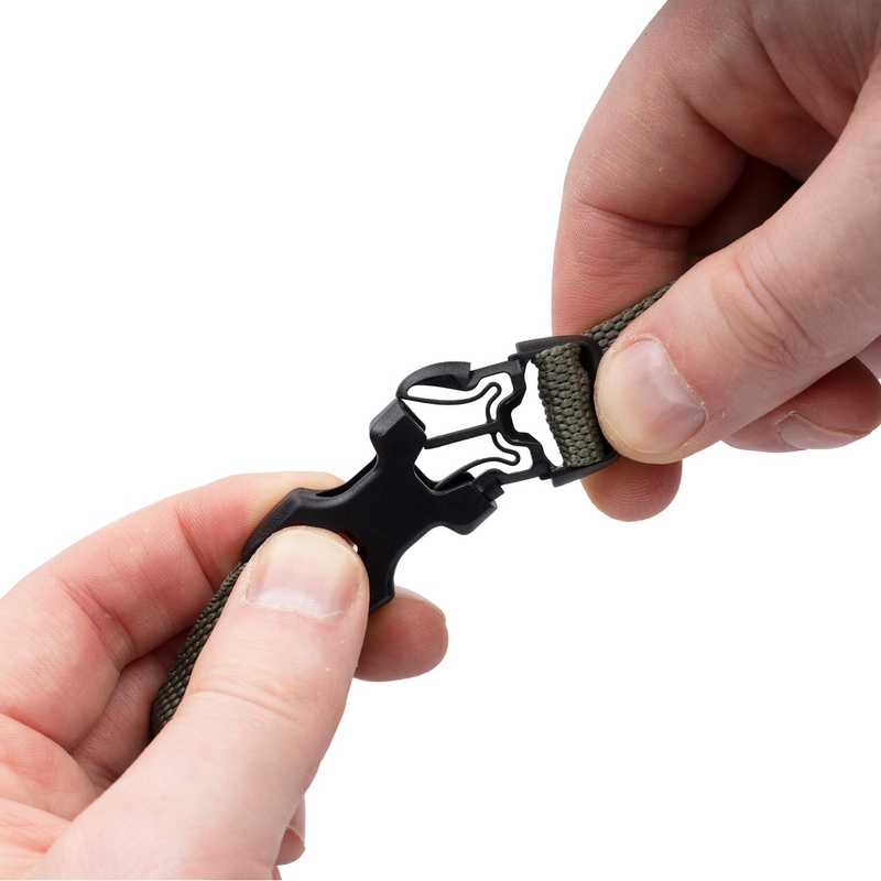 Oxford Atlas B-Clip pagasirihmad 2 tk roheline 17 mm x 1,2 m