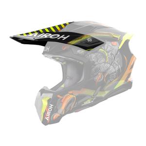 Kiivri visiir Airoh Twist 3 Toxic must-kollane läikiv kiiver