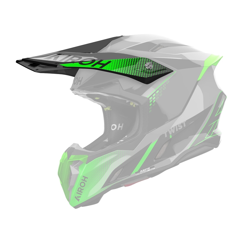 Kiivri visiir Airoh Twist 3 Shard roheline läikiv