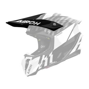 Kiivri visiir Airoh Twist 3 Thunder must ja valge läikiv kiiver