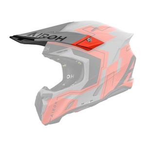 Kiivri visiir Airoh Twist 3 Dizzy fluo oranž matt kiivrile