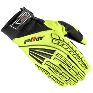 Motokrossi kindad Pilot Pioneer fluo kollane-must-punane