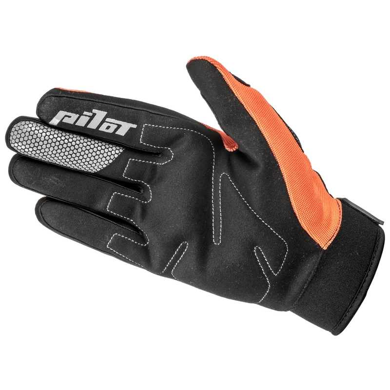 Motokross-kindad Pilot Pioneer fluo oranž-mustad
