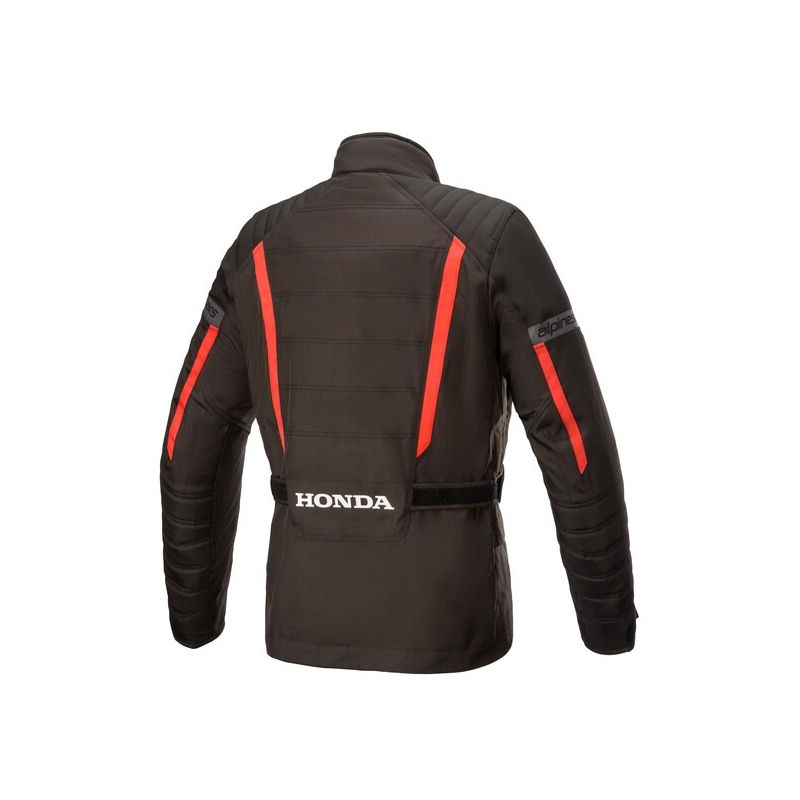 Bunda na motorku Alpinestars Gravity Drystar Honda kolekce černo-červené