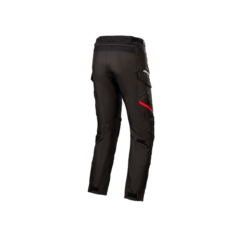 Alpinestars Andes Drystar Honda Collection mustad ja punased mootorratta püksid