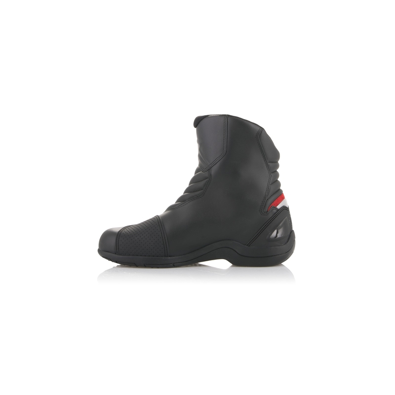 Boty na motorku Alpinestars New Land Drystar Honda Kolekce černo-červené