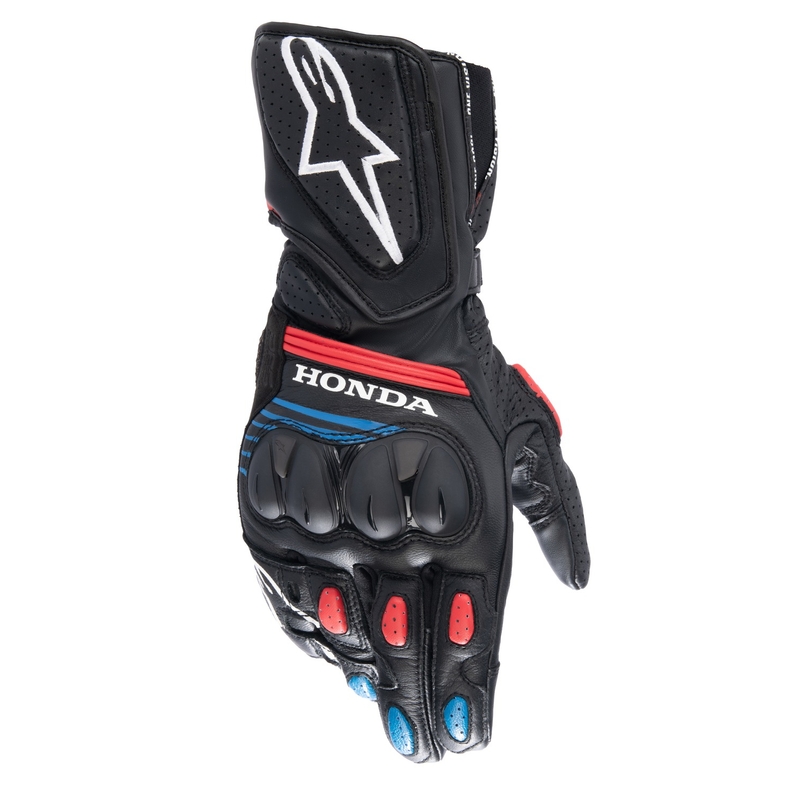 Alpinestars SP-8 Honda must-punased-sinised mootorratta kindad