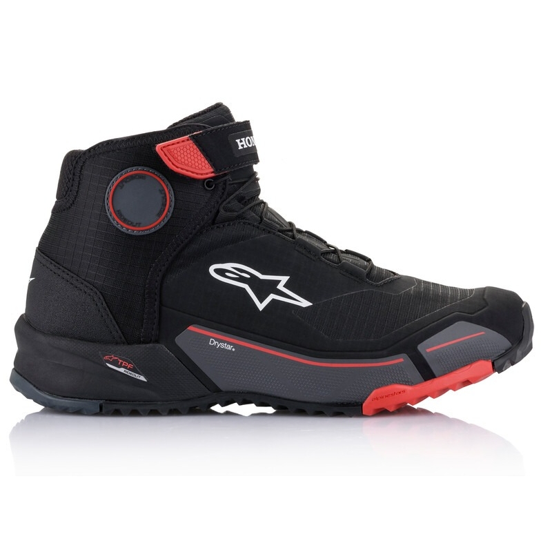 Alpinestars CR-X Drystar Honda Collection must-punahall mootorrattajalatsid