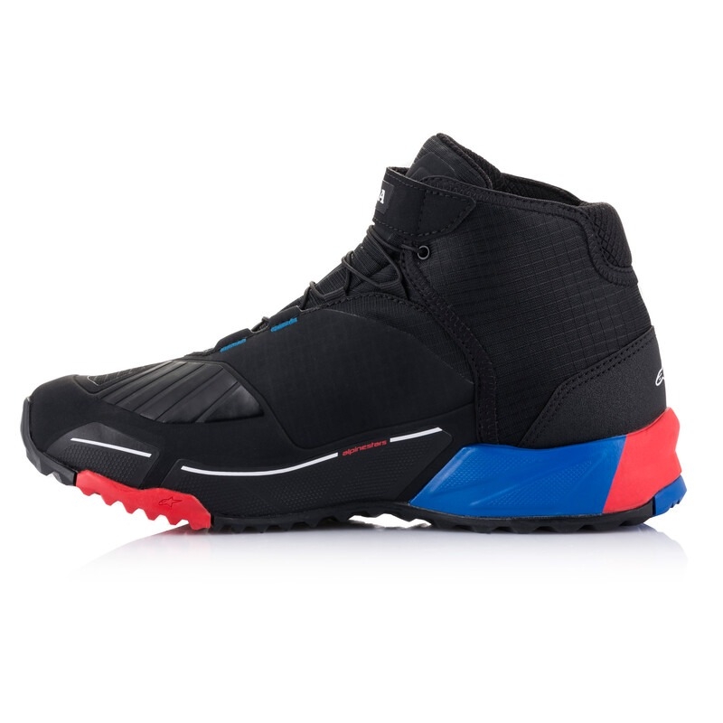 Alpinestars CR-X Drystar Honda Collection Must-Punane-Sinine mootorratta saapad
