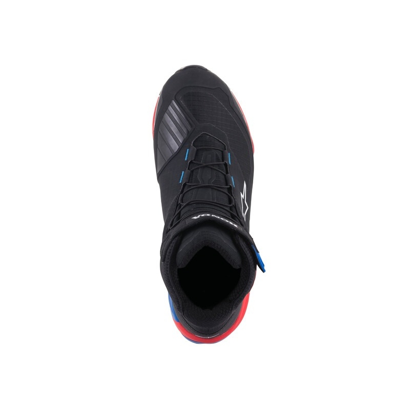 Alpinestars CR-X Drystar Honda Collection Must-Punane-Sinine mootorratta saapad