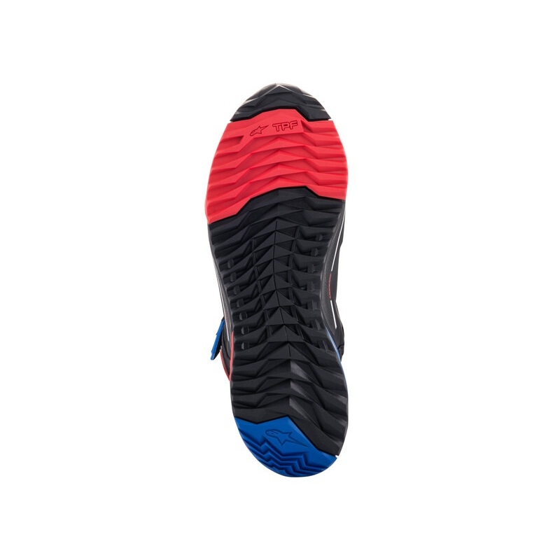 Alpinestars CR-X Drystar Honda Collection Must-Punane-Sinine mootorratta saapad