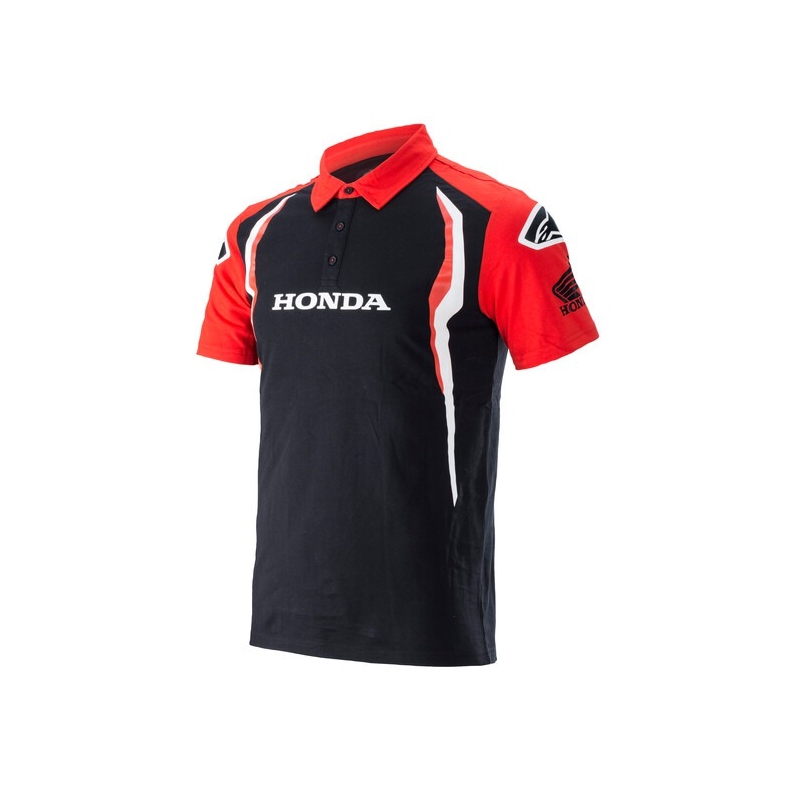 Polo särk Alpinestars Honda punane ja must