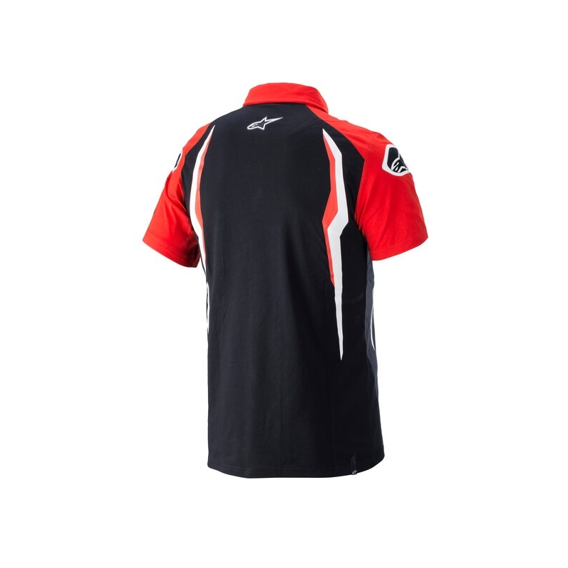 Polo särk Alpinestars Honda punane ja must