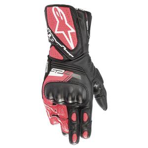 Alpinestars SP-8 naiste mootorratta kindad mustad, valged ja roosad