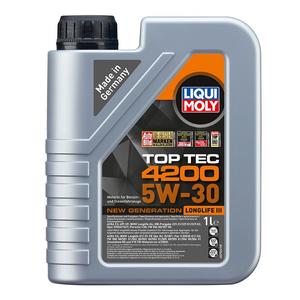 LIQUI MOLY Top Tec 4200 5W-30 uue põlvkonna 1 l sünteetiline mootoriõli