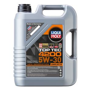 LIQUI MOLY Top Tec 4200 5W-30 uue põlvkonna 5 l sünteetiline mootoriõli allahindlus
