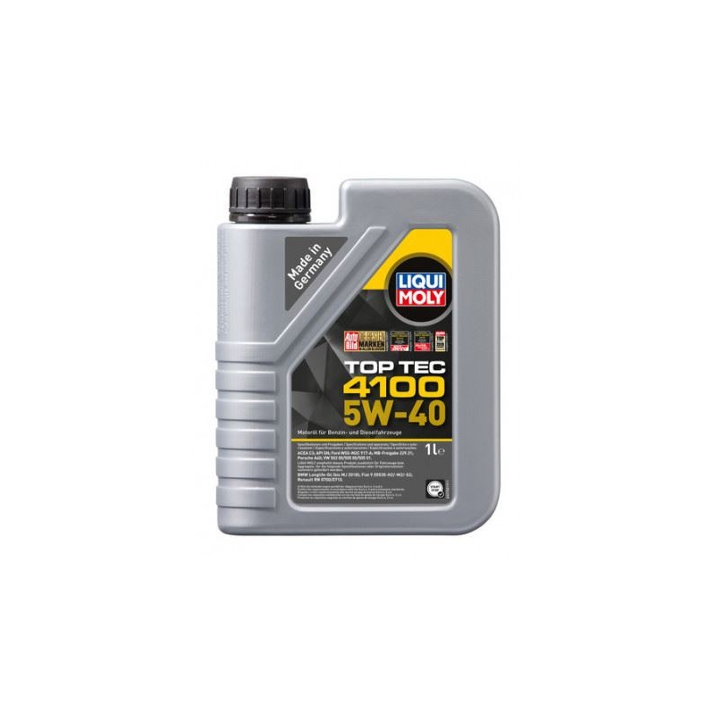 LIQUI MOLY Top Tec 4100 5W-40 sünteetiline mootoriõli 1 l