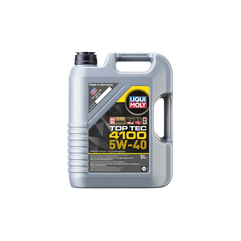 LIQUI MOLY Top Tec 4100 5W-40 5 l sünteetiline mootoriõli