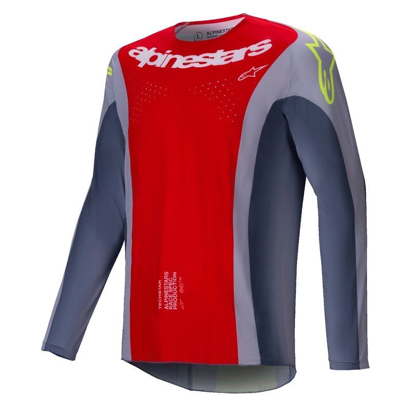 Alpinestars Techstar Melt motokrossitrikoo punane-hall