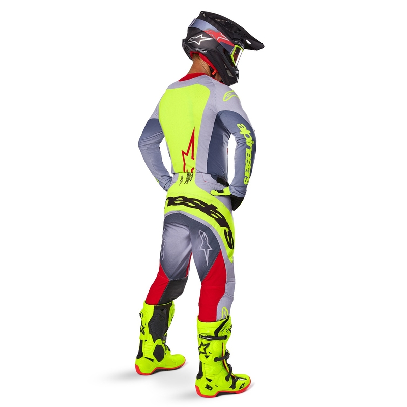 Alpinestars Techstar Melt motokrossitrikoo punane-hall