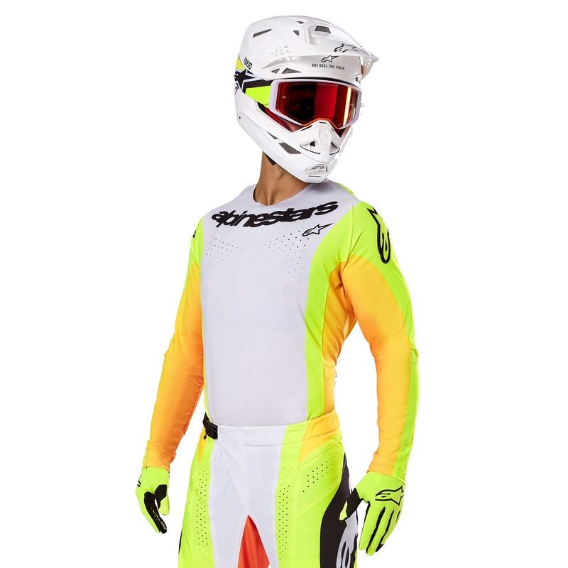 Alpinestars Techstar Melt motokrossitrikoo kollane ja must
